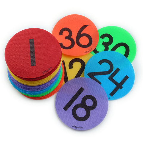 Numbers 1-36 Pack - Multi Colors